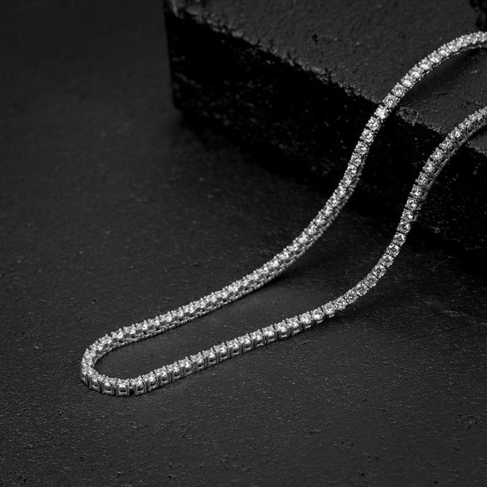 3mm White Gold Tennis Chain